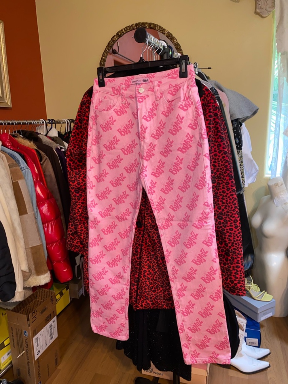 Y2K Style Bratz Logo Jeans